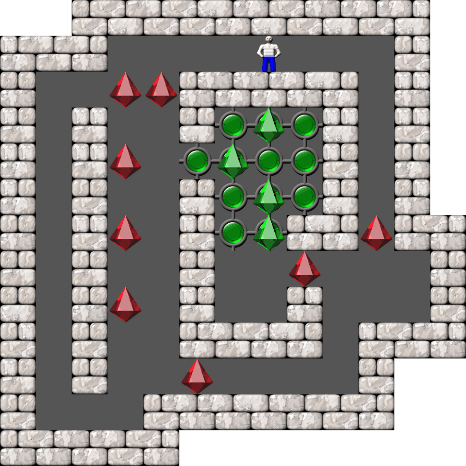 Sokoban Mass Remodel level 719